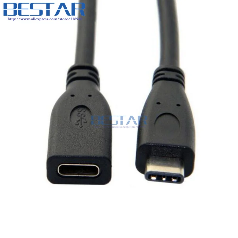 Кабель-удлинитель USB 3 1 Type-C штекер-гнездо USB-C для ноутбуков и Macbook планшетов 2 м 6
