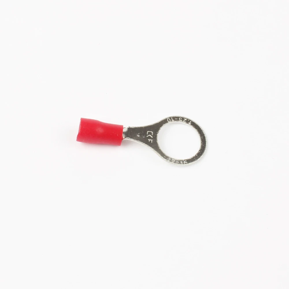 RV1.25-10 Красный 22-16 AWG 0.5-1.5mm2 Изоляцией Кольцо Терминала Разъем Провода