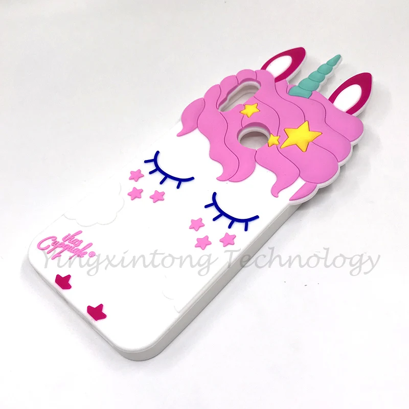 3D в виде единорога из мультфильма Мягкий силиконовый чехол Red mi Note 7 6A 6 Pro S2 5A 5 4 4X в виде милых ушек чехол в виде лошади для Xiaomi mi A2 Lite 5X 6X чехол