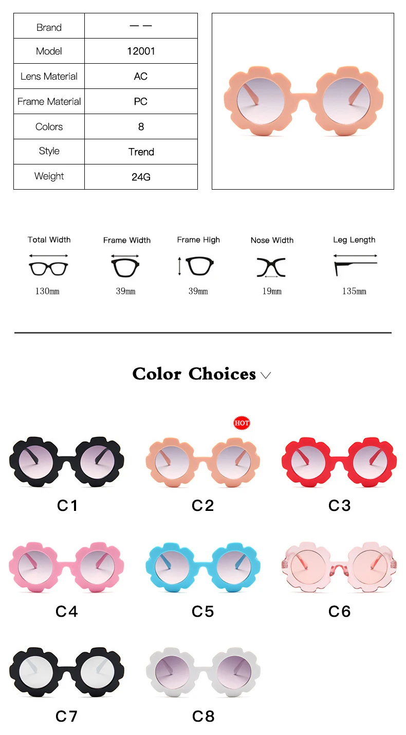 Винтажные очки детские солнцезащитные очки с круглым цветком Gafas детские спортивные солнцезащитные очки UV400 для девочек и мальчиков Oculos De Sol