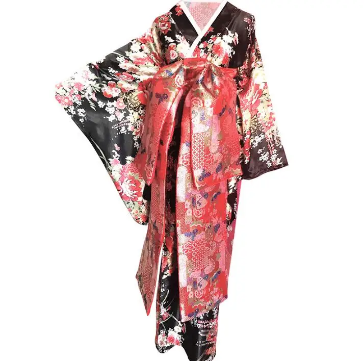 Japanese Custom Made Kimono Plum Flower Costume Beautiful Woman Dress Japanese Performance Kimono Woman Shoot Clothing