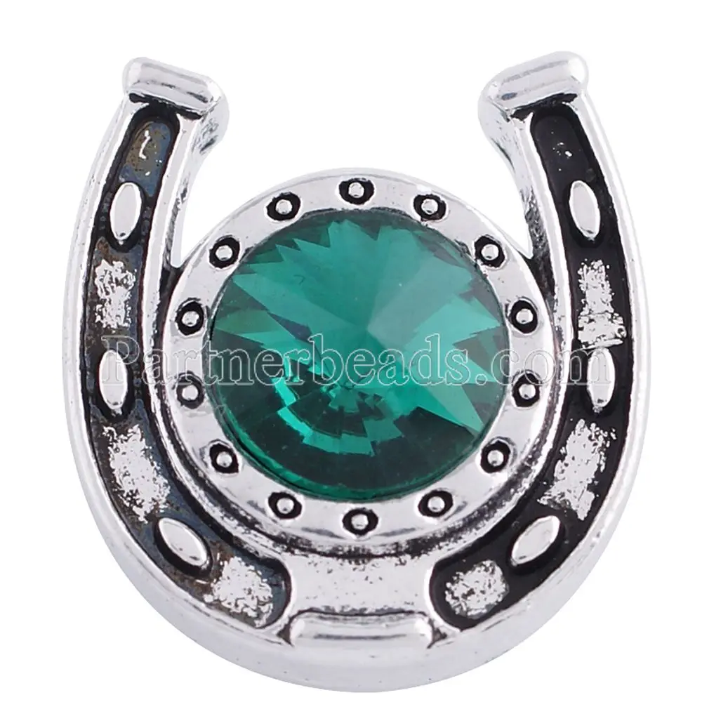 Новое поступление 20 мм Металлические бусины в форме подковы античное