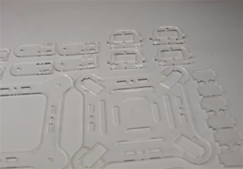 DIY meped четвероногое робот 3 мм лазерная резка акрила лист комплект