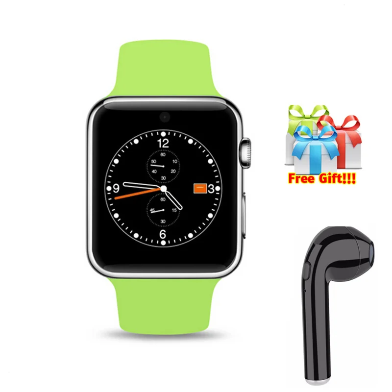 green add headset Умные часы с Bluetooth для apple watch, умные часы для мужчин, смартфон DM09 IWO 1:1 reloj inteligente hombre для дропшиппинга - Цвет: green add headset