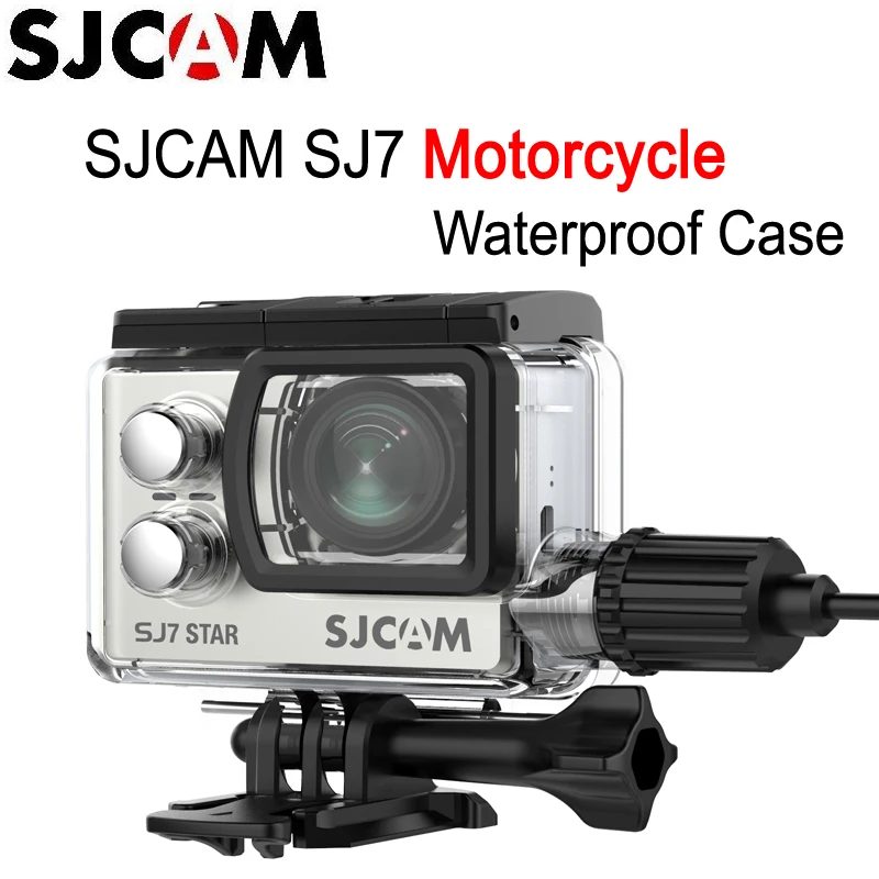 Водонепроницаемый чехол для мотоцикла SJCAM SJ7 с зарядным кабелем спортивной экшн