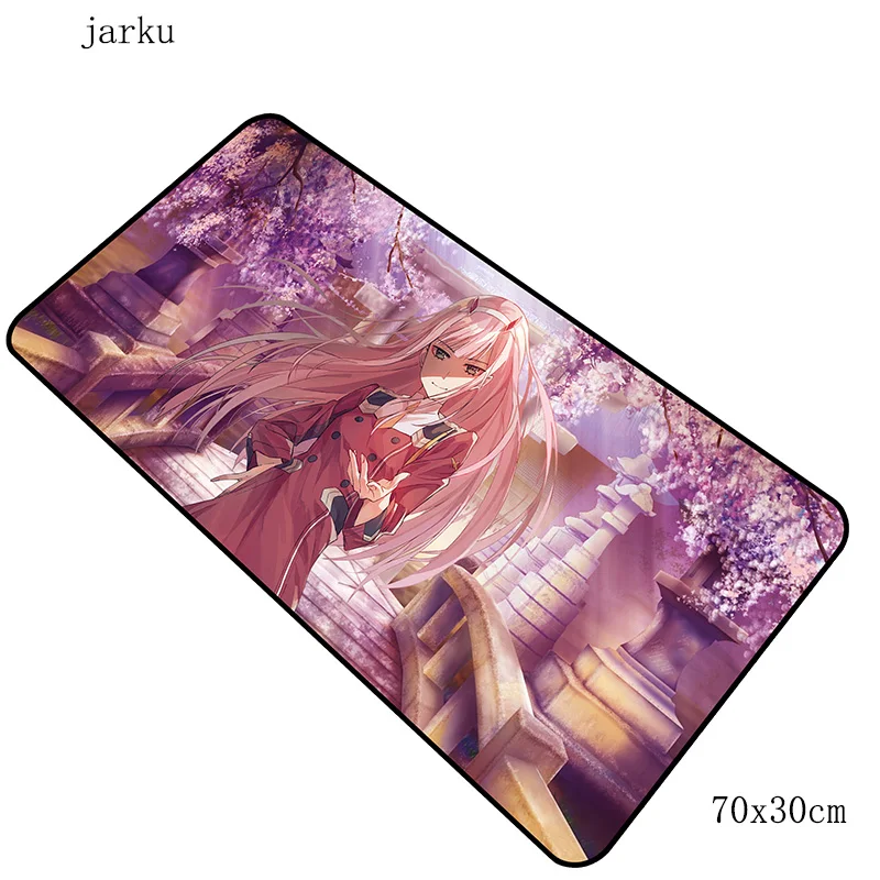 Коврик для мыши darling in the franxx, 700x300x2 мм, игровой коврик для мыши, подарок на Хэллоуин, офисный коврик для ноутбука, Настольный коврик, 3d коврик для игры, геймерские коврики