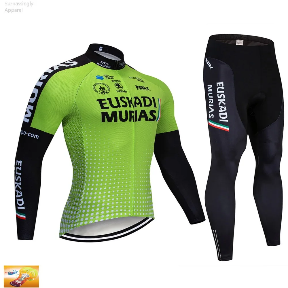 Велоспорт гелиевая Подушка Команда UCI EUSKADI Pro Джерси 16D велосипедный майон брюки