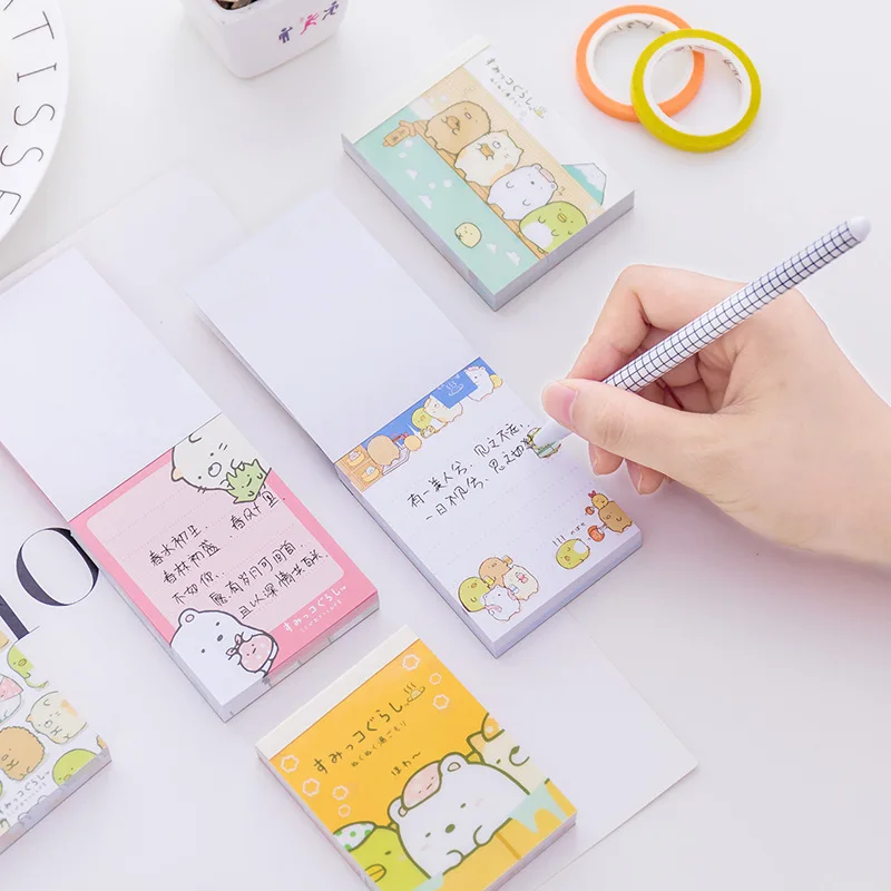 Sumikko Gurashi мультфильм Сделай Сам мягкий чехол мини блокнот дневник карманный