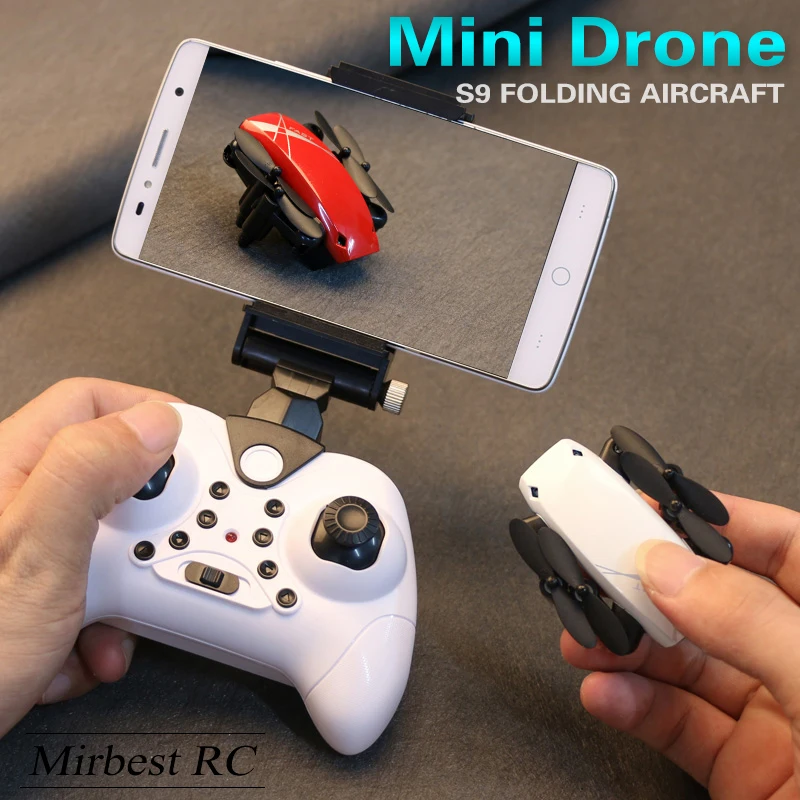 Мини Дрон стабилизация высоты Wifi FPV камера Квадрокоптер дистанционное
