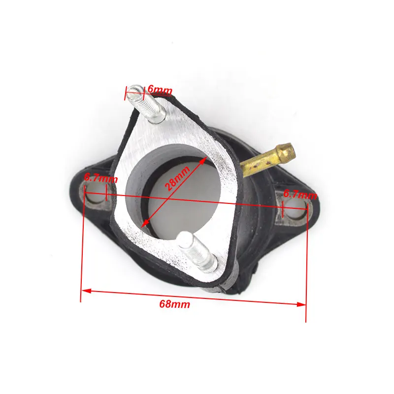 

2088 Motorcycle Carburetor Intake Manifold Pipe Joint for QJ125 QJ 125 125CC Euro 2 Engine Parts Replacement