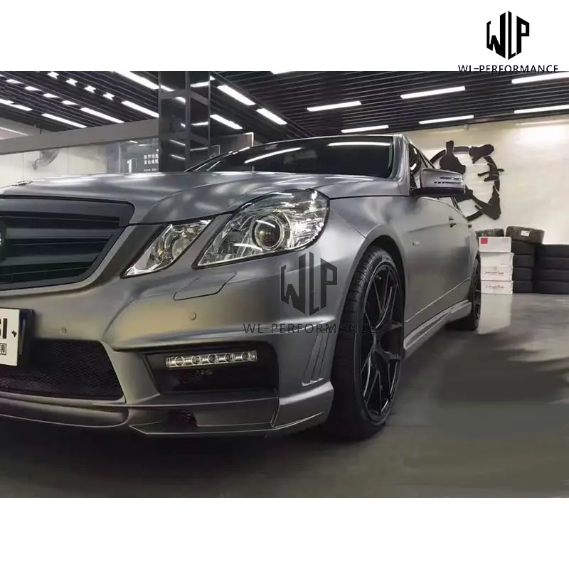 W212 FRP Неокрашенный комплект кузова автомобиля передний задний бампер боковые
