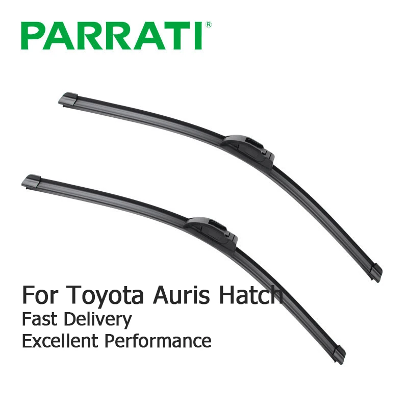 PARRATI Hybrid Wiper Blades for Toyota Auris Europe model Fit Hook Arms Model Year from 2007 to 2018 | Автомобили и мотоциклы