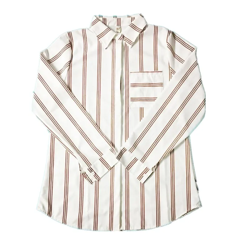 Hirigin 2017 Повседневная летняя рубашка женская однобортная деловая офисная модная