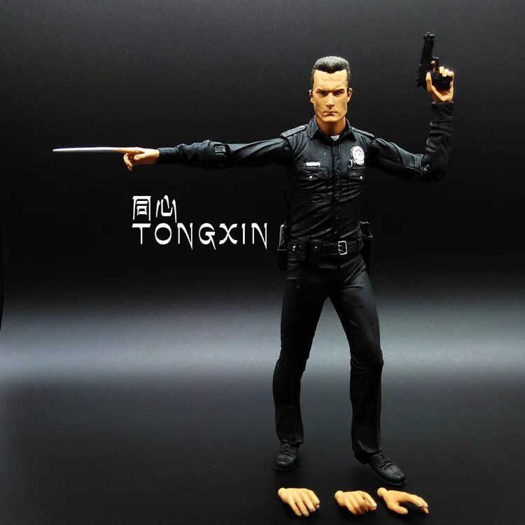 Фигурка Терминатора T1000 T800 шарнир может перемещаться Кукла Фильм человек модель украшения фигурка игрушки Подарок Компьютерный стол украшение