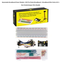 mb102 830 holes breadboard 65 jumper wires power supply module 140pcs jumper wires for arduino diy starter experiment