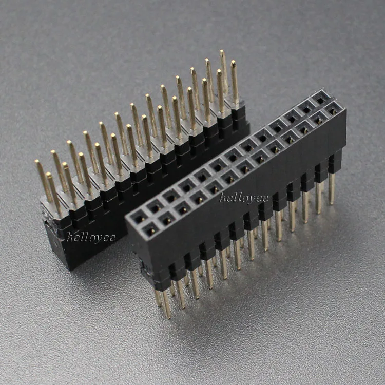 Hellotronics 2 шт./лот 8 5/5 0/10 5 мм GPIO Header для Raspberry Pi очень высокий 2x13 женский