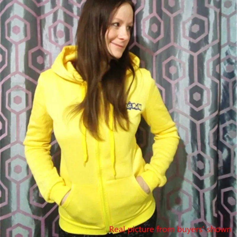 2017 режим Frauen Jacke гелб Solide Покемон Пикачу печатных SchwanzTotoro свитер с капюшоном