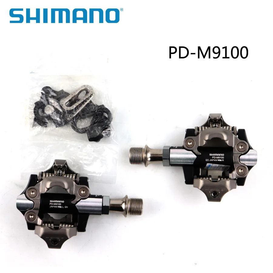 SHIMANO XTR PD M9100 Оригинальная коробка SPD горный велосипед MTB педали включают в себя SM