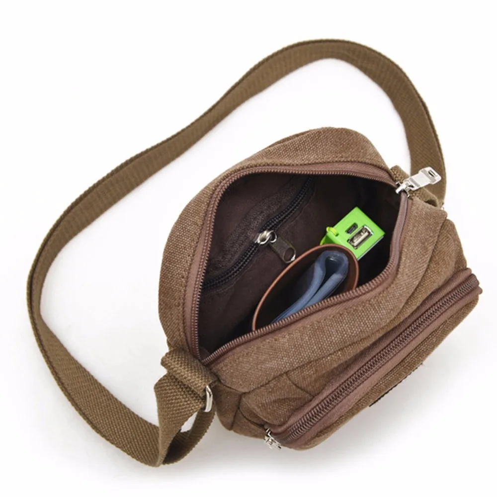 Винтажные холщовые мужские сумки мессенджеры через плечо сумка для отдыха и