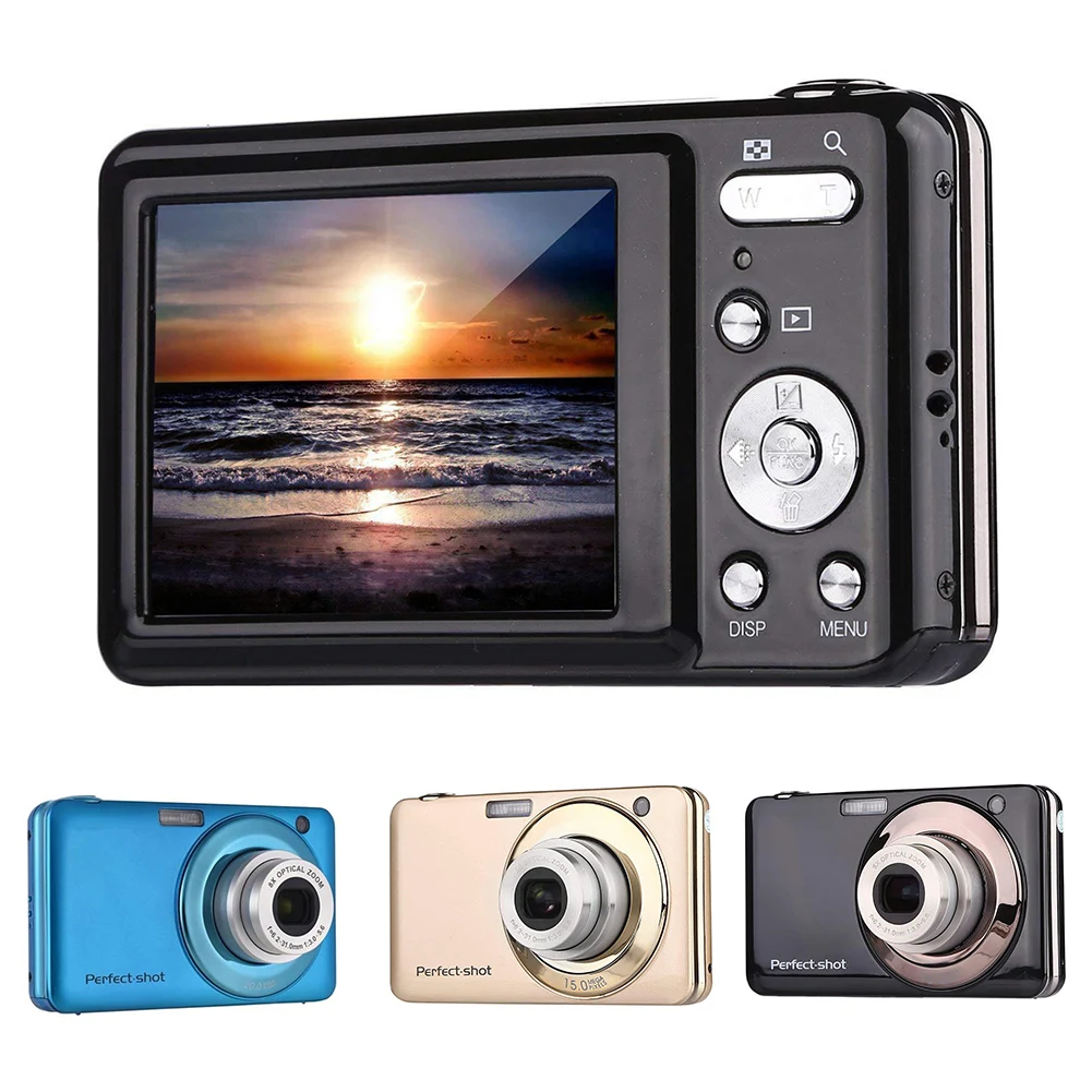 24MP High Definition Colorful Kids Lithium Battery Photo Video Record Compact Optical Zoom Face Detection Digital Camera Gifts |