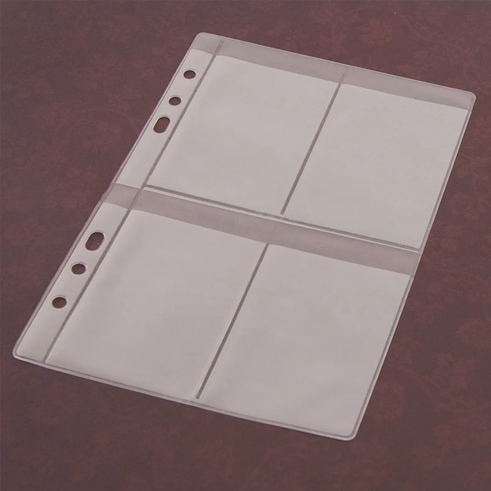 4 Grids 5Pcs Трафареты DIY штампы для скрапбукинга альбом резки штампы хранения Книга синтетический кожаный Шаблон Держатель прозрачная печать прочный - Цвет: 4 Grids 5Pcs