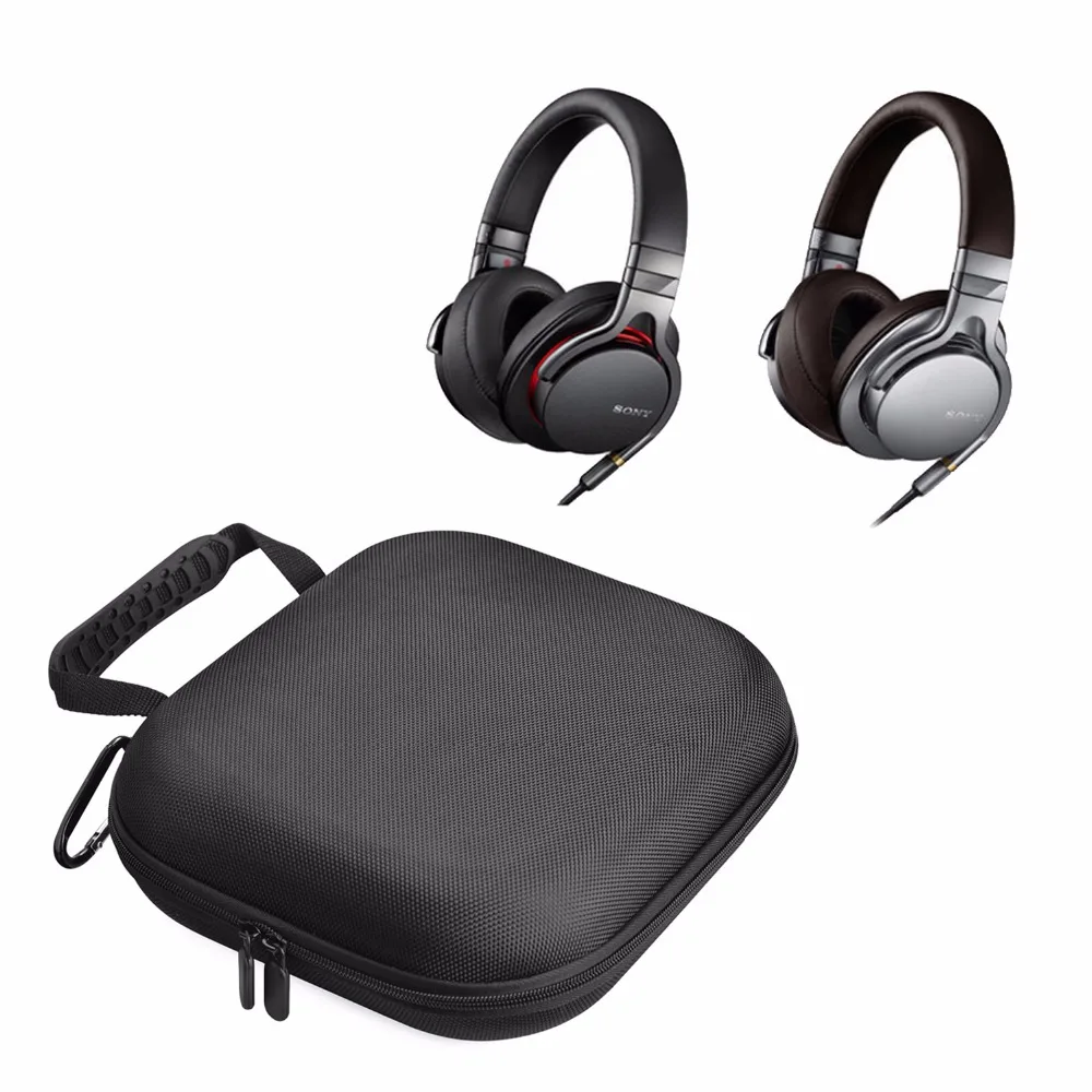 

Newest PU EVA Hard Storage Case Pouch Protect Travel Box Bag for Sony MDR-1A 1R 1ADAC 1ABT 10R 1RBT 10RNC Headphones Headset