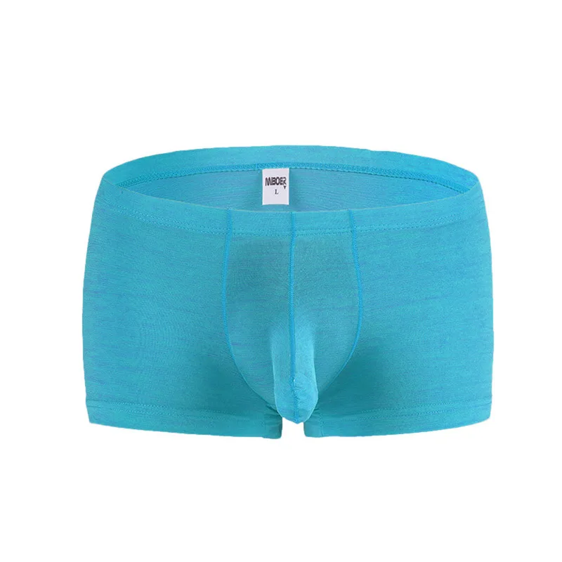 

6PCS/Lots Male Long Bulge Pouch Boxer Men's Sexy Underpants Man Panties U Convex Cuecas Soft Tight Underwear Cueca Boxer Short