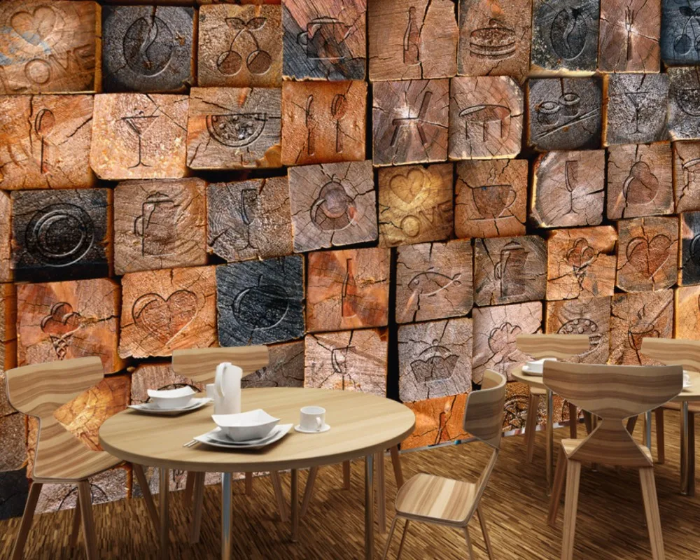 Бесплатная доставка винтажные пользовательские 3D фотообои в стиле ретро