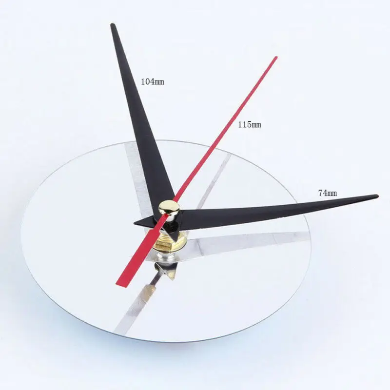 Большие настенные часы 3D современные беззвучные зеркальные квадратные цифровые