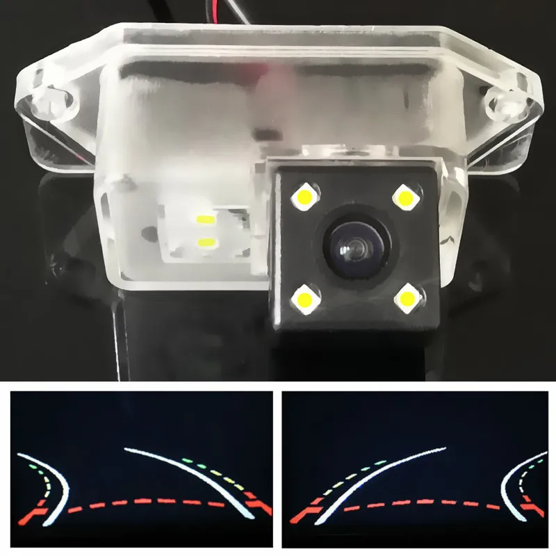 Dynamic Trajectory Интеллектуальная динамическая траектория движения HD камера заднего вида для Mitsubishi Lancer EX EVO IO 8 9 10 Eclipse Evolution Outlander - Название цвета: Dynamic Trajectory