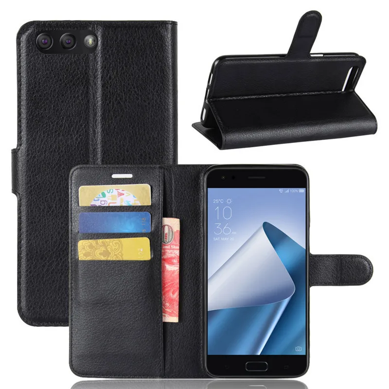 Asus Zenfone 4 ZE554KL чехол 5 кошелек PU кожаный для телефона ZE 554KL ZE554 KL с откидной крышкой |