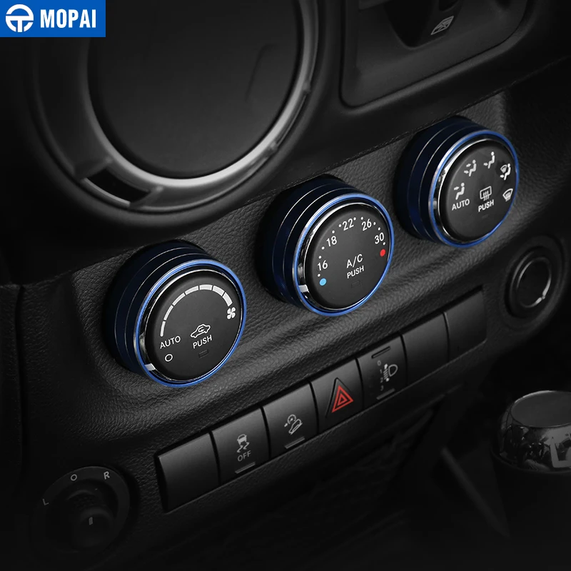MOPAI интерьер Молдинги для Jeep Wrangler/Компас/Патриот автомобильного кондиционера, кнопка включения декоративная крышка автомобильные аксессуары