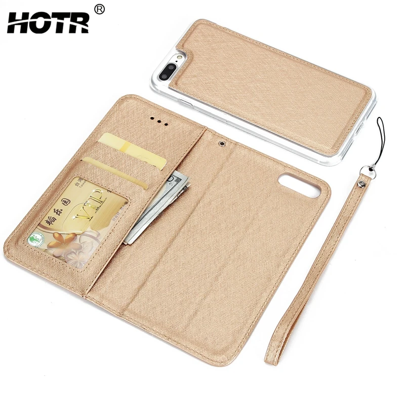 Съемный чехол HOTR из шелковой кожи для iphone X/8/8 Plus/7/7 Plus/6/6s/6 plus/6s plus/5/SE