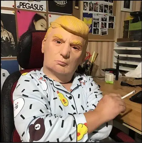 Маска Дональда Трампа для взрослых маска человека на Хэллоуин 2016|mask toys|donald trump