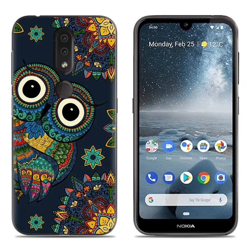 19 Мягкий чехол для телефона для Nokia 4,2 цветной крутой дизайн ТПУ силиконовый чехол для задней панели телефона - Цвет: 19
