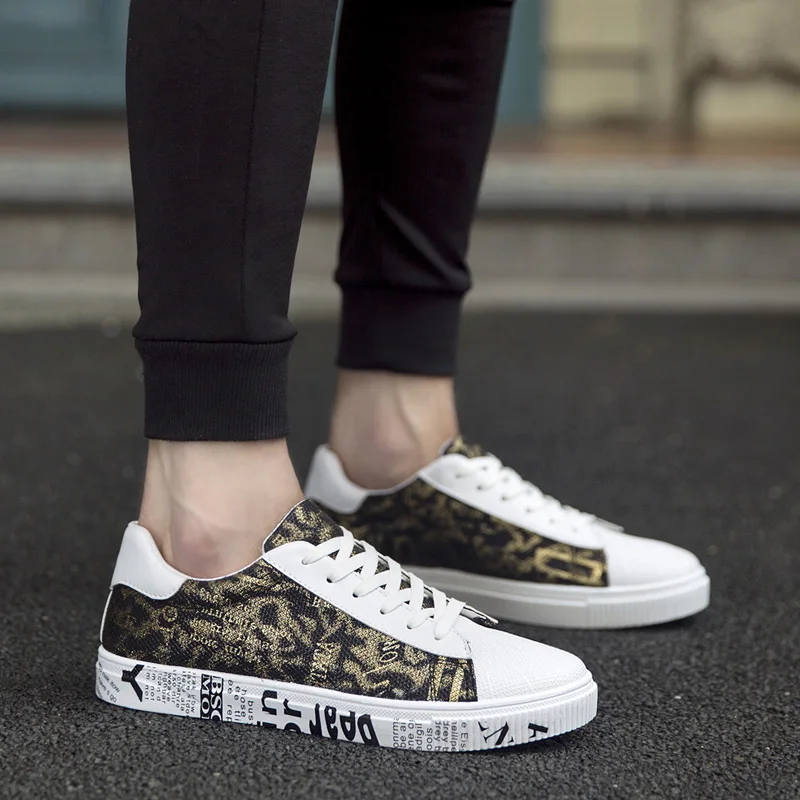 Мужская обувь кожаная цвет золотой дышащая сезон осень лето сетчатая для