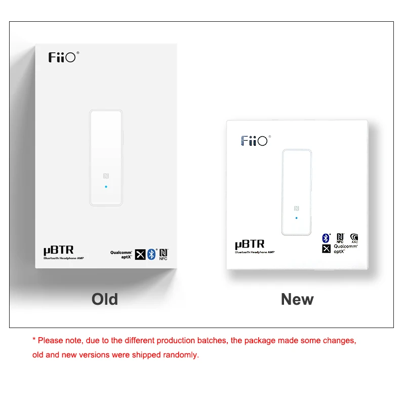 

FIIO uBTR Bluertooth Receiver CSR8645 headphone AMP with Independent Local Volume Control Built-in Microphone Support aptX NFC