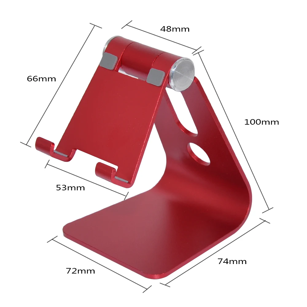 

Mobile Phone Tablet Holder Stand Aluminium Alloy Metal Tablet Stand Universal Desk Holder for iPad iPhone X