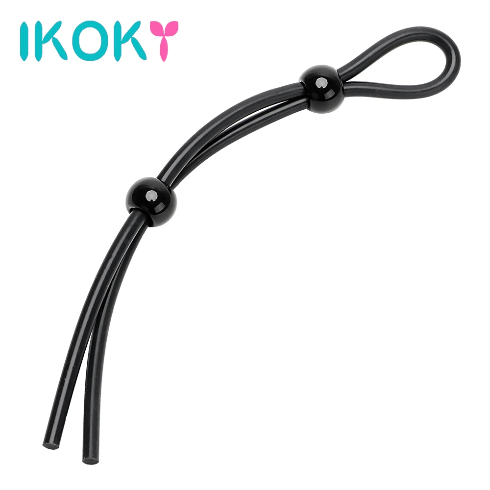 IKOKY силиконовые регулируемые Кольца для пениса секс игрушки мужчин|ring sex toys|penis ring