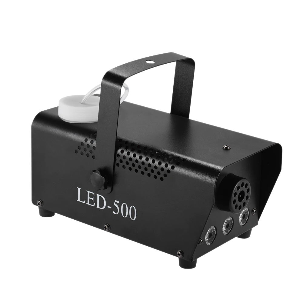 Цветной 400 Ватт Fogger противотуманный дым машина со светодиодными цветными огнями