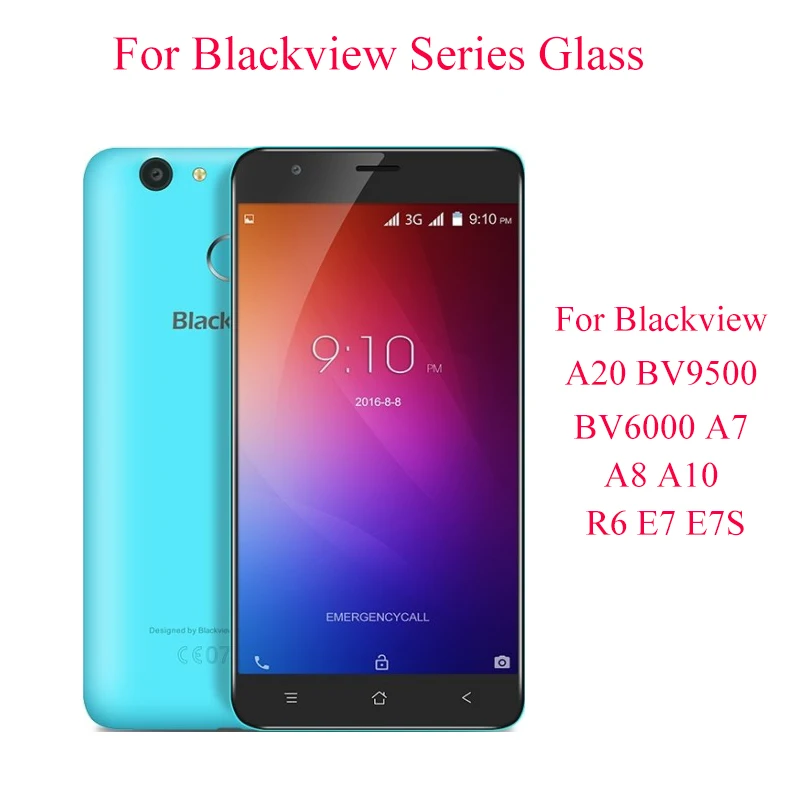 Защита экрана для Blackview P10000 Max закаленное стекло A20 BV9500 BV6000 A7 A8 A10 R6 E7 E7S защитное