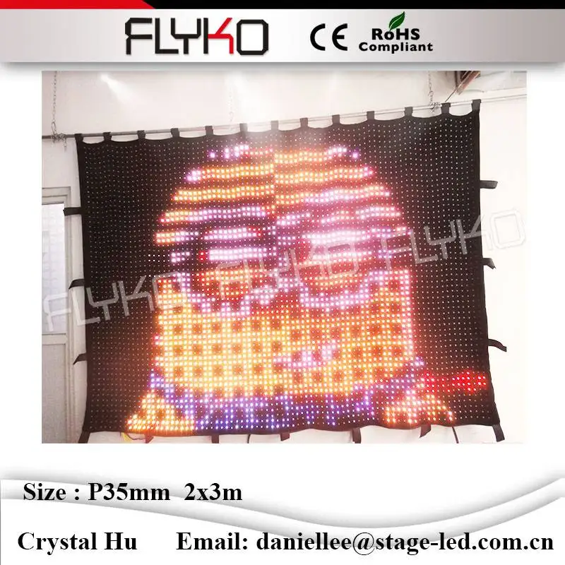 Led видео занавес играть Прекрасный озорной мультфильм и полный Сексуальные