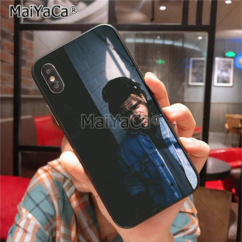 7 Защитный чехол для телефона MaiYaCa Weeknd Singer с принтом для iphone 11 Pro X 6 6s 7 7plus 8 8Plus 5 5S чехол - Цвет: 7