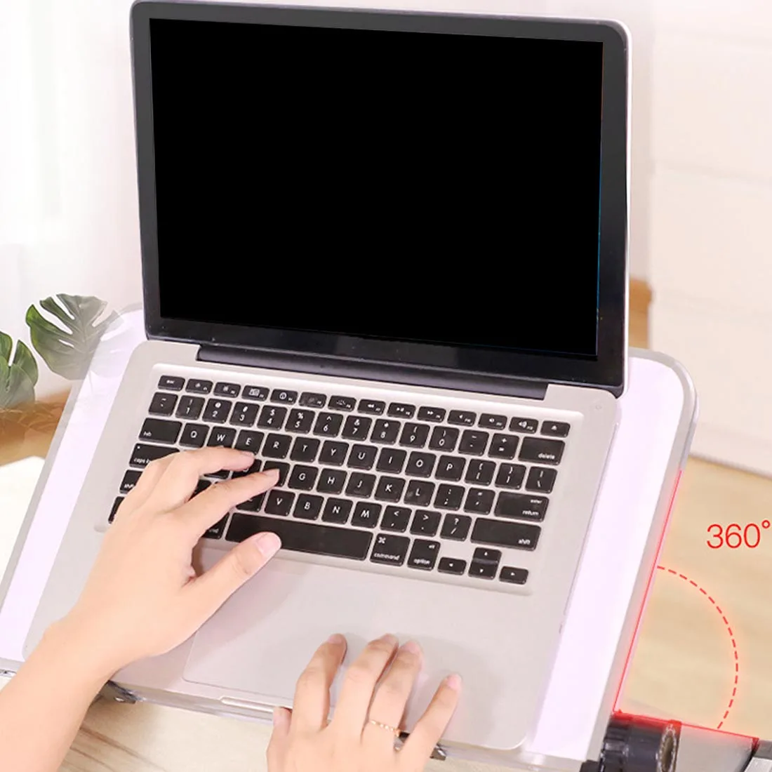Алюминиевая Складная подставка для ноутбука легкая для MacBook Pro Air Surface складной стол