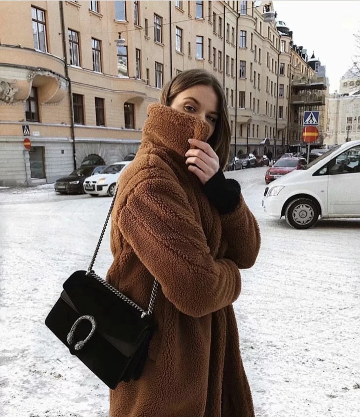 Пара элегантных толстых плюшевых пальто из искусственного меха для женщин зимняя теплая мягкая длинная куртка из овечьей шерсти плюшевое Пальто Повседневная Верхняя одежда