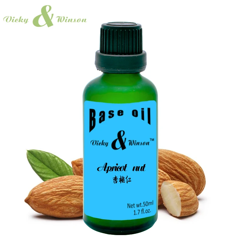 

Vicky&winson Apricot kernel oil 50ml base oil Essential oils skin care almond oil Massage Moisturizing hydrating
