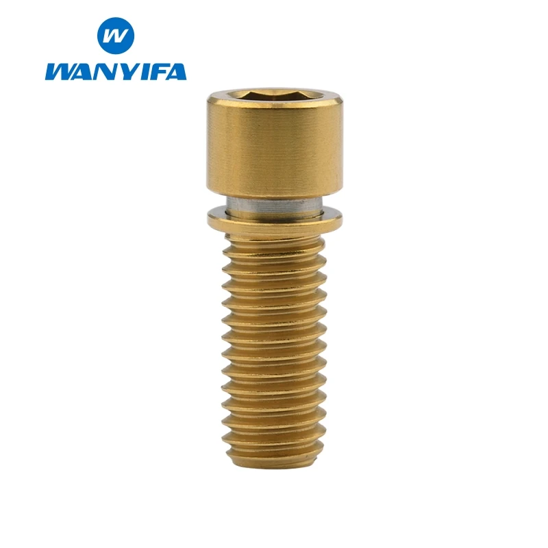 Титановый болт "wanifa" M8x20mm M8x25mm Allen Small Stigma с шайбой для BMX стержня