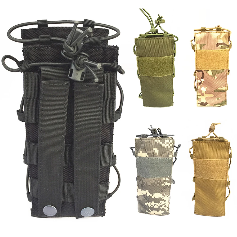 На открытом воздухе Molle бутылка для воды сумка тактическая Шестерня чайник сумка для армейских фанатов скалолазание кемпинг походные сумки