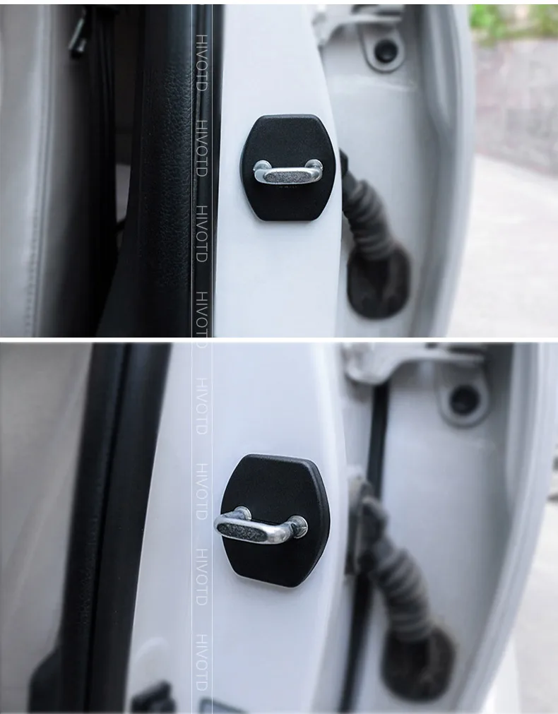 Hivotd For hyundai creta ix25 Accessory Car Door Lock Antirust Protect Cover Trim Exterior/Inxterior Car Styling