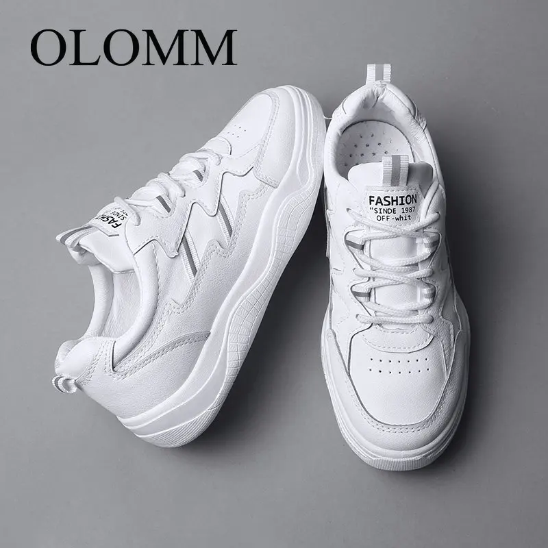 OLOMM/Новинка Весенняя женская повседневная обувь модные однотонные Бежевые